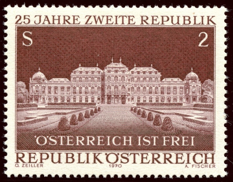 Österreich - Österreich, Briefmarken der Jahre 1970 - 1974 Ank_1313