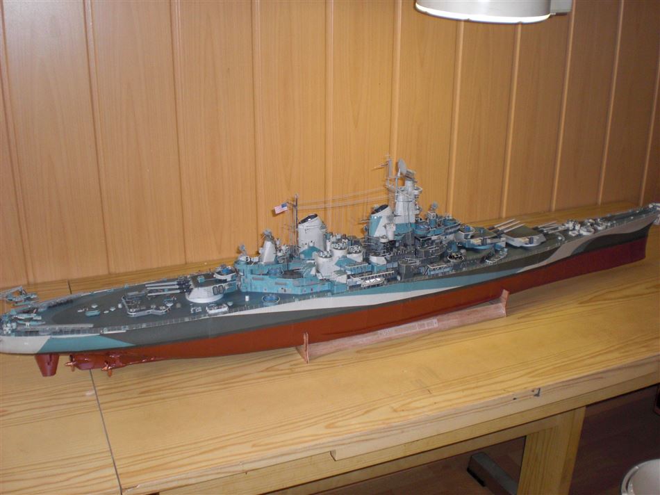 USS Missouri GPM (Katalog-Nr.242 -13/2005) 1:200 gebaut von Uwe Grawunder Missou25