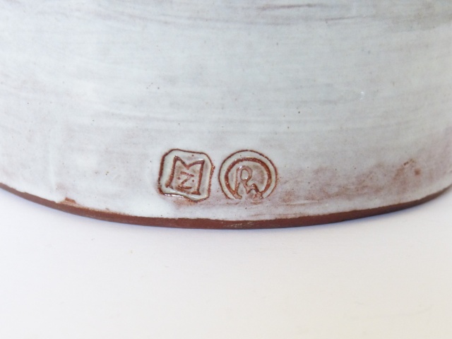 Figural candle holder - Marazion Pottery? - RW mark MZ mark P2420310