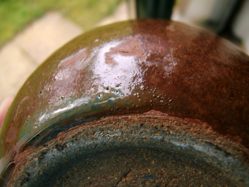 vase glaçure céladon brun à identifier Apdc0512