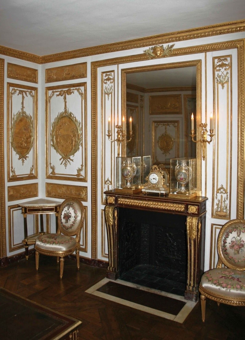 La cabinet des bains de Louis XV - Cabinet de la cassette de Louis XVI Septic10