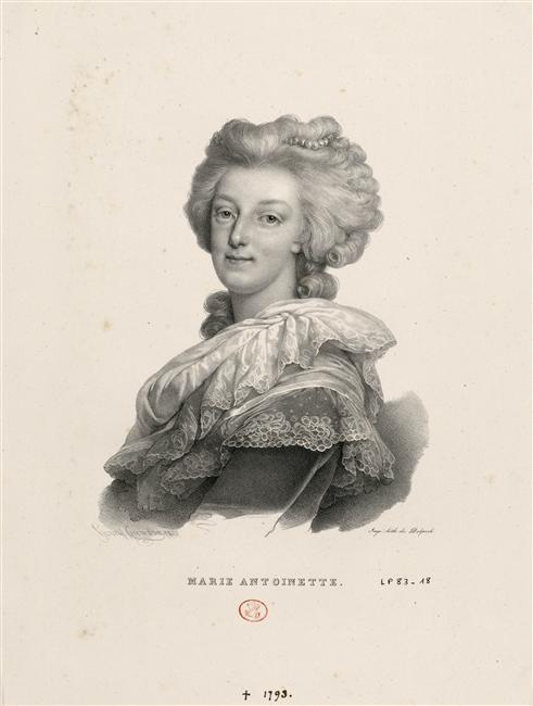 Marie-Antoinette par Pierre Louis Grévedon Zlouis10