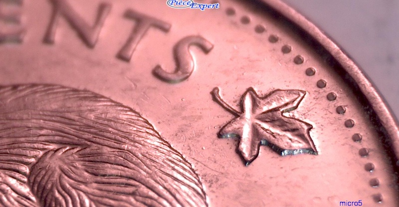 2010 - Éclat de Coin dans le  A de CANADA (Die Chip) Cpe_im31