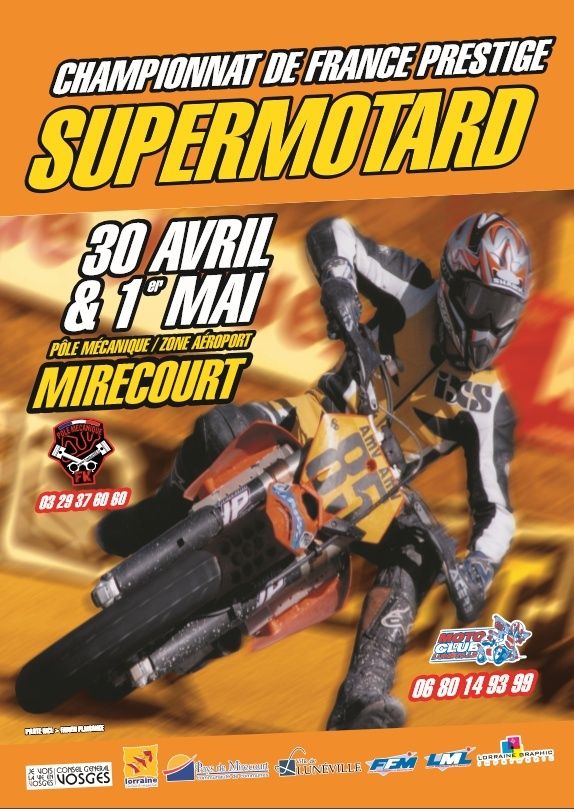 Championnat SuperMotard à Mirecourt : 30 avril, 1er mai 2016 Superm10
