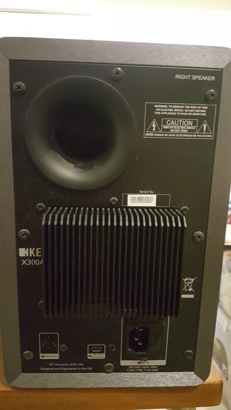 KEF X300A Active Speakers (Sold) 20160317