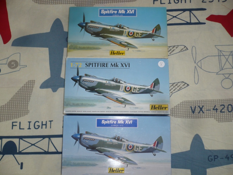 HELLER Spitfire XVI 1/72 (VINTAGE) P1080713