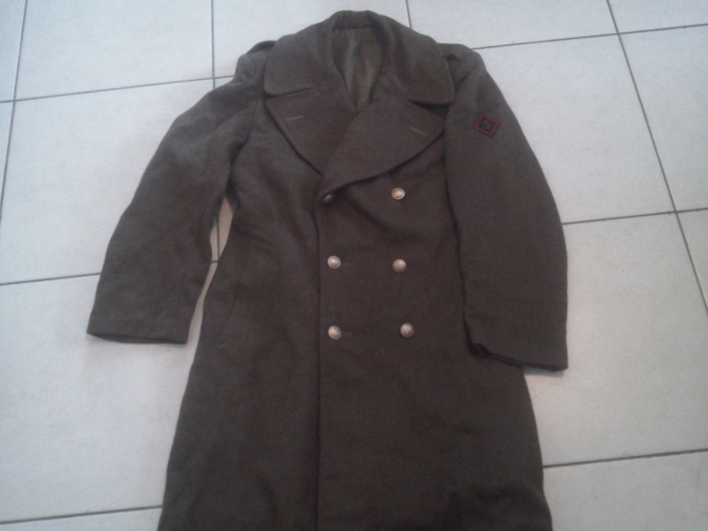 Une nouveauté : manteau d'officier de la coloniale Photo135