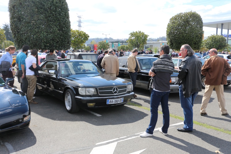 W126 présentes au rassemblement informel du premier dimanche de chaque mois à Pau-Lescar 2016-030