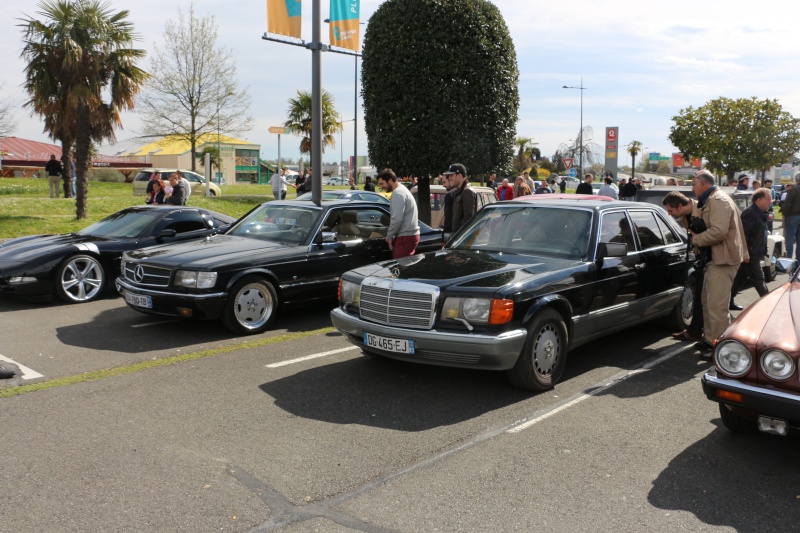 W126 présentes au rassemblement informel du premier dimanche de chaque mois à Pau-Lescar 2016-031