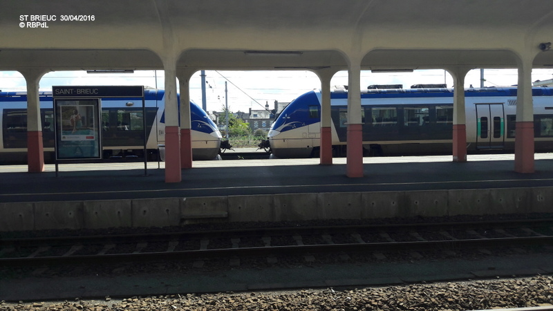 "tro breiz ferroviaire " Rennes/St Brieuc/Dol/Rennes (1-  ST BRIEUC) 20160201