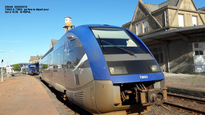 "tro breiz ferroviaire " Rennes/St Brieuc/Lamballe/Dol/Rennes (4- Dinan) 20160336