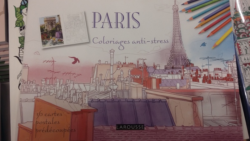 Paris : coloriage antistress 20160311