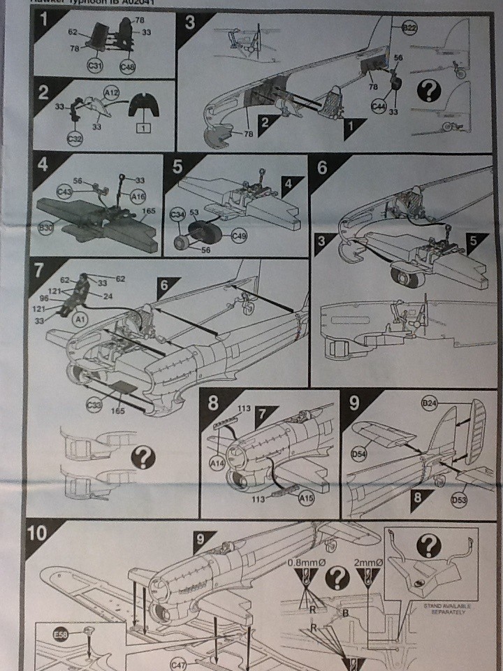 [AIRFIX] HAWKER TYPHON I B 1/72ème Réf A02041 Airfix24