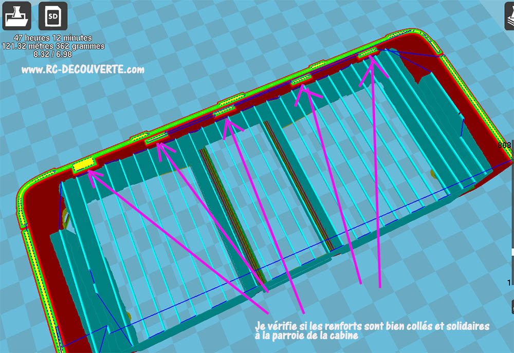 Camion Zil 131 6x6 impression 3D avec balancier totalement fait maison - Page 2 5-cabi11