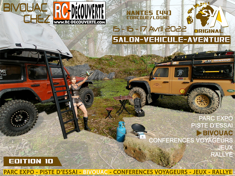 Salon du Véhicule d'Aventure SVA 2022 - Corcoué sur Logne (44) : du 15 au 17 avril - Page 5 Affich25