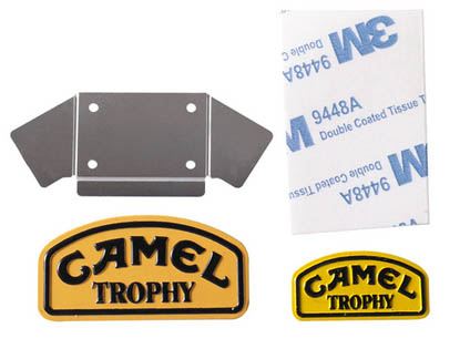 Autocollants ou stickers de logos RC 1/10 pour scale et crawler Camel-10