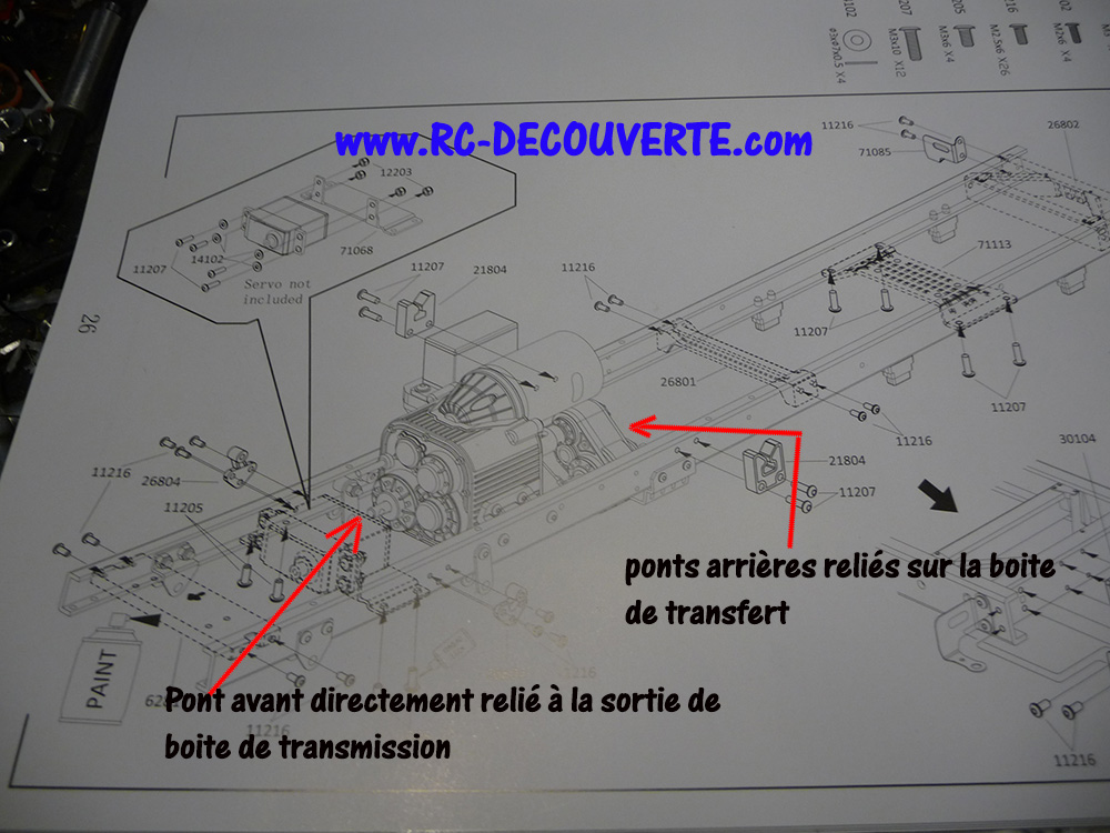 Cross RC HC6 Camion Militaire M35 6x6 : présentation, montage et modifications - Page 2 Camio227
