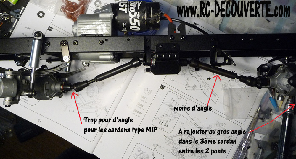 Cross RC HC6 Camion Militaire M35 6x6 : présentation, montage et modifications - Page 2 Camio243