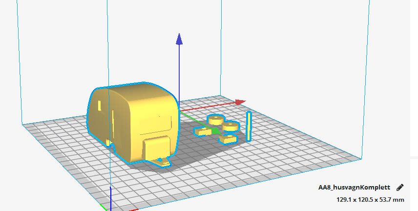 Caravane 3D pour Scx10 et tout Scale et Crawler 1/10 Carava10