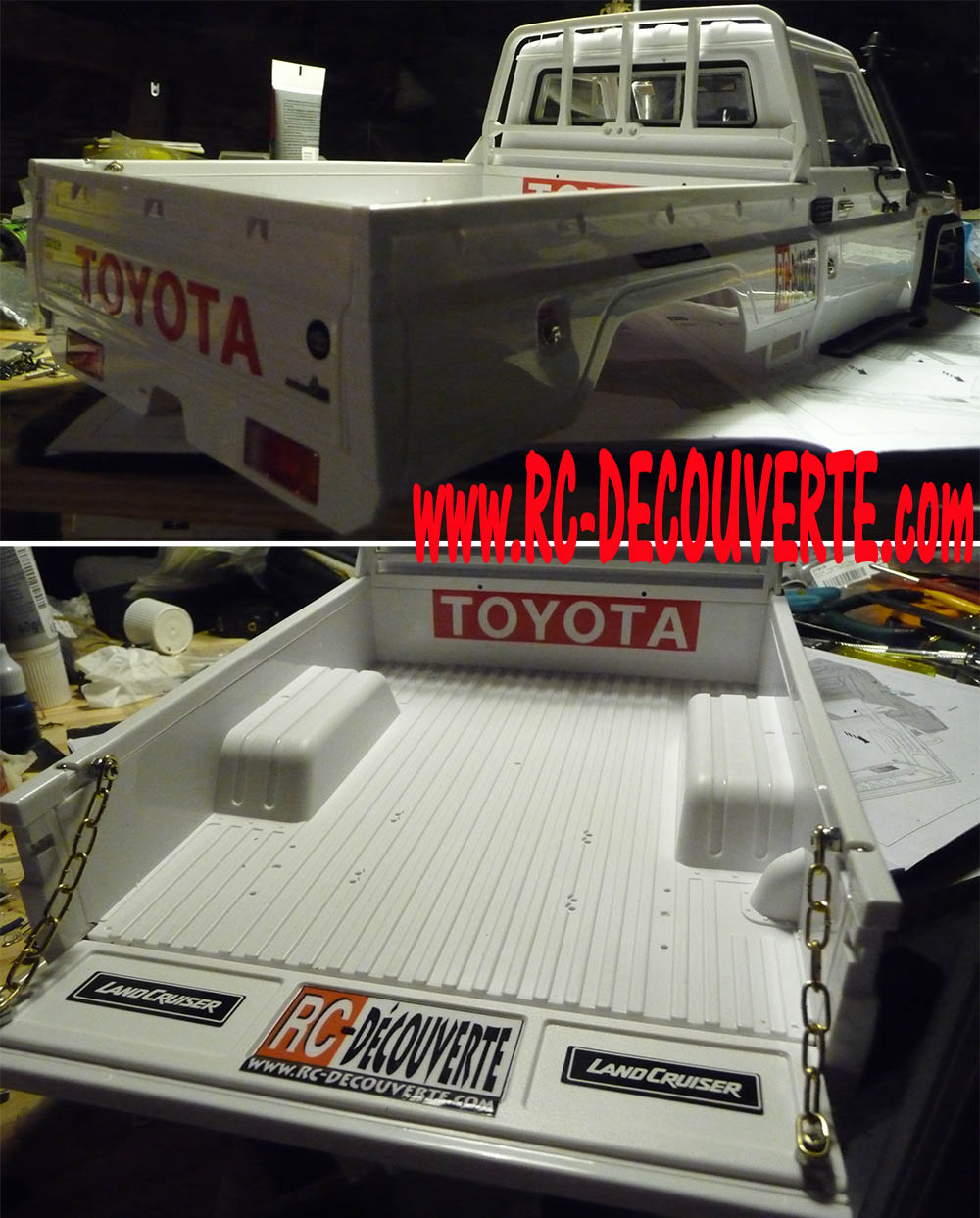 Montage carrosserie Toyota Land Cruiser LC70 Killerbody du Kit BRX01 - Page 2 Carros30