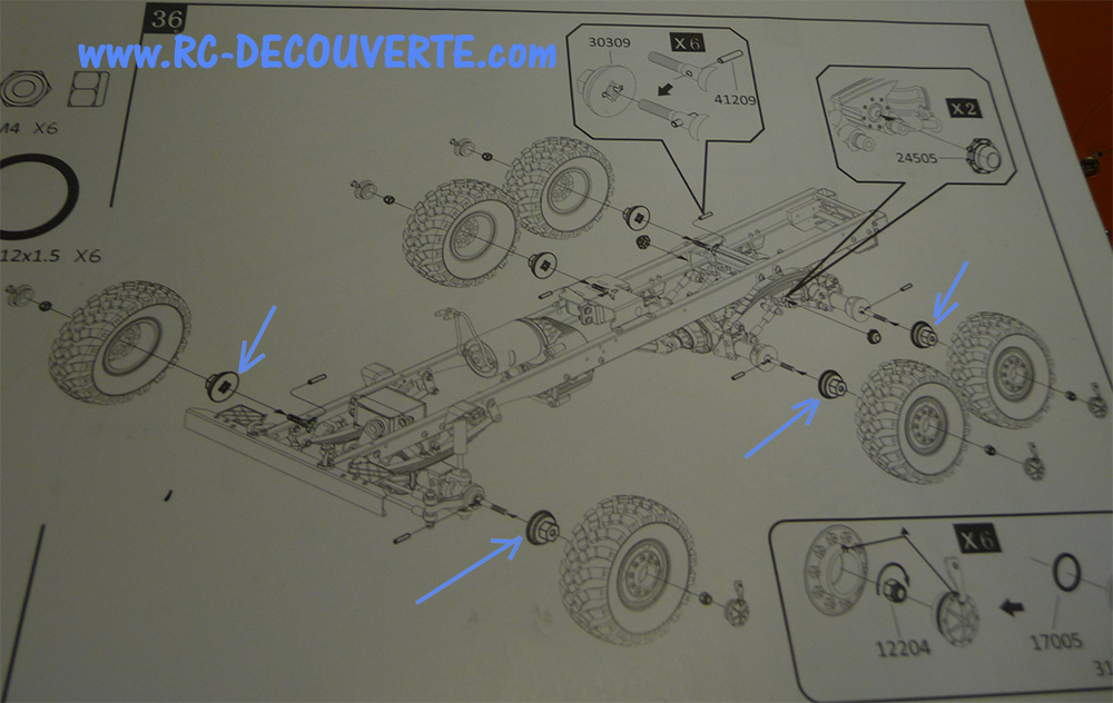 Camion Cross RC UC6 Ural 4320 6x6 de Louloux : Montage et Présentation - Page 20 Cross-60