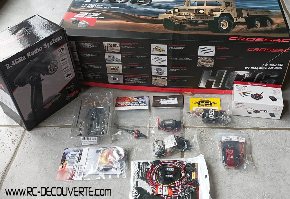 Cross RC HC6 Camion Militaire M35 6x6 : présentation, montage et modifications Cross-84