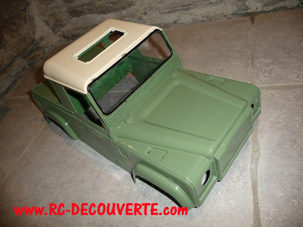 Fabrication Land Rover Pickup Defender D90 pour Léo - Page 5 Peintu12