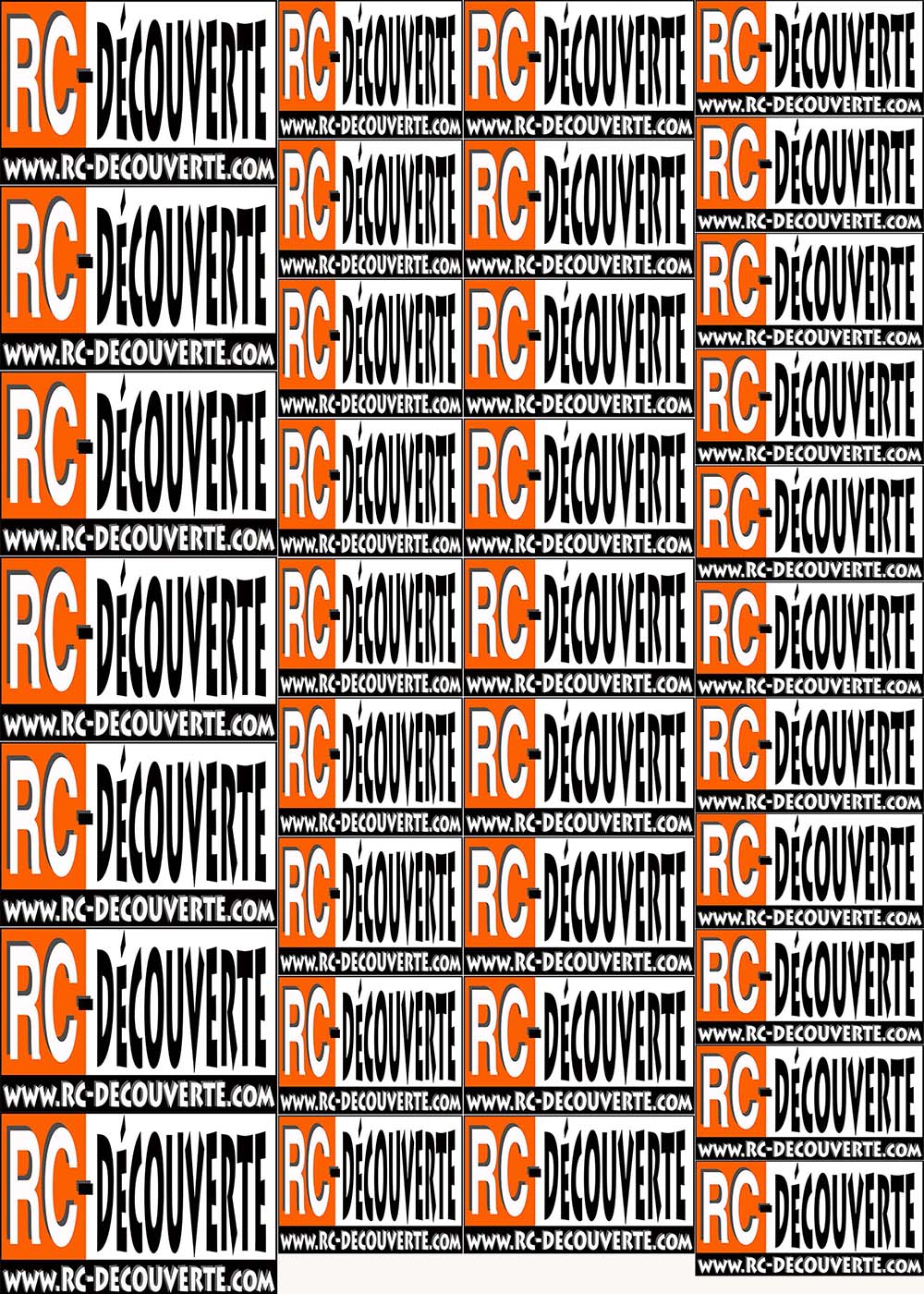 Utiliser le logo Rc Decouverte pour vos autocollants sur nos véhicules Rcdeco11