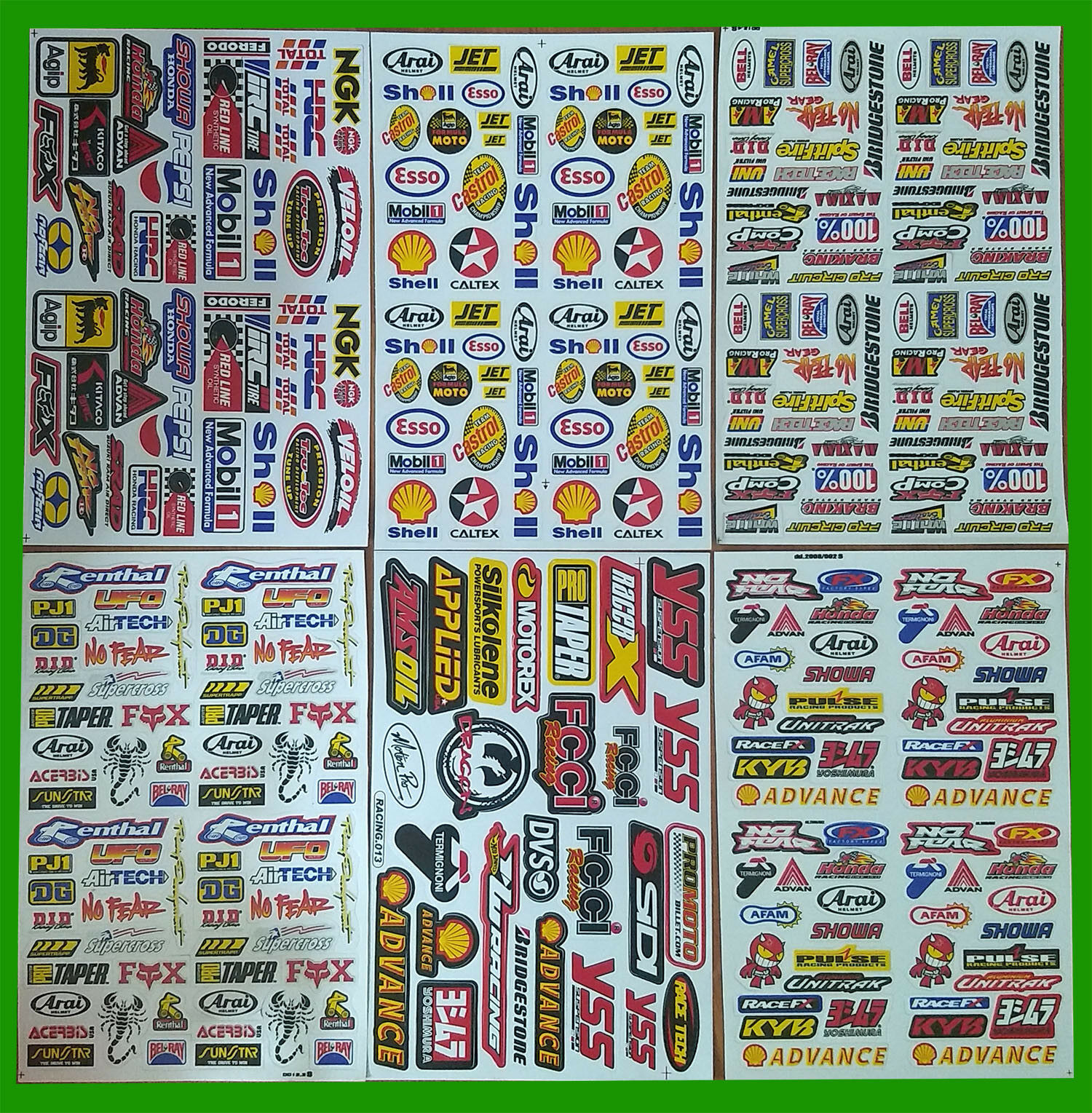 Autocollants ou stickers de logos RC 1/10 pour scale et crawler Sticke16