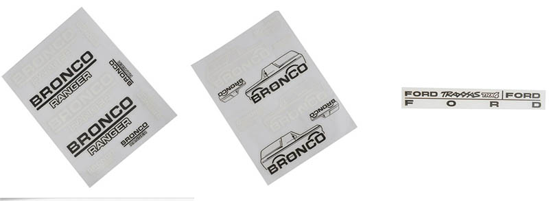 Autocollants ou stickers de logos RC 1/10 pour scale et crawler Sticke18