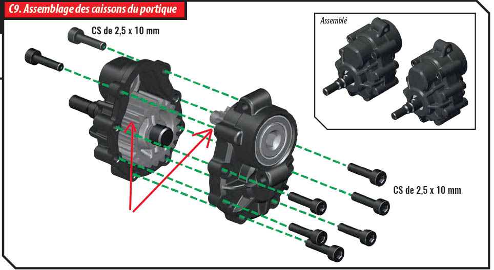 GRAISSAGE DES PONTS TRX4 Trx-410