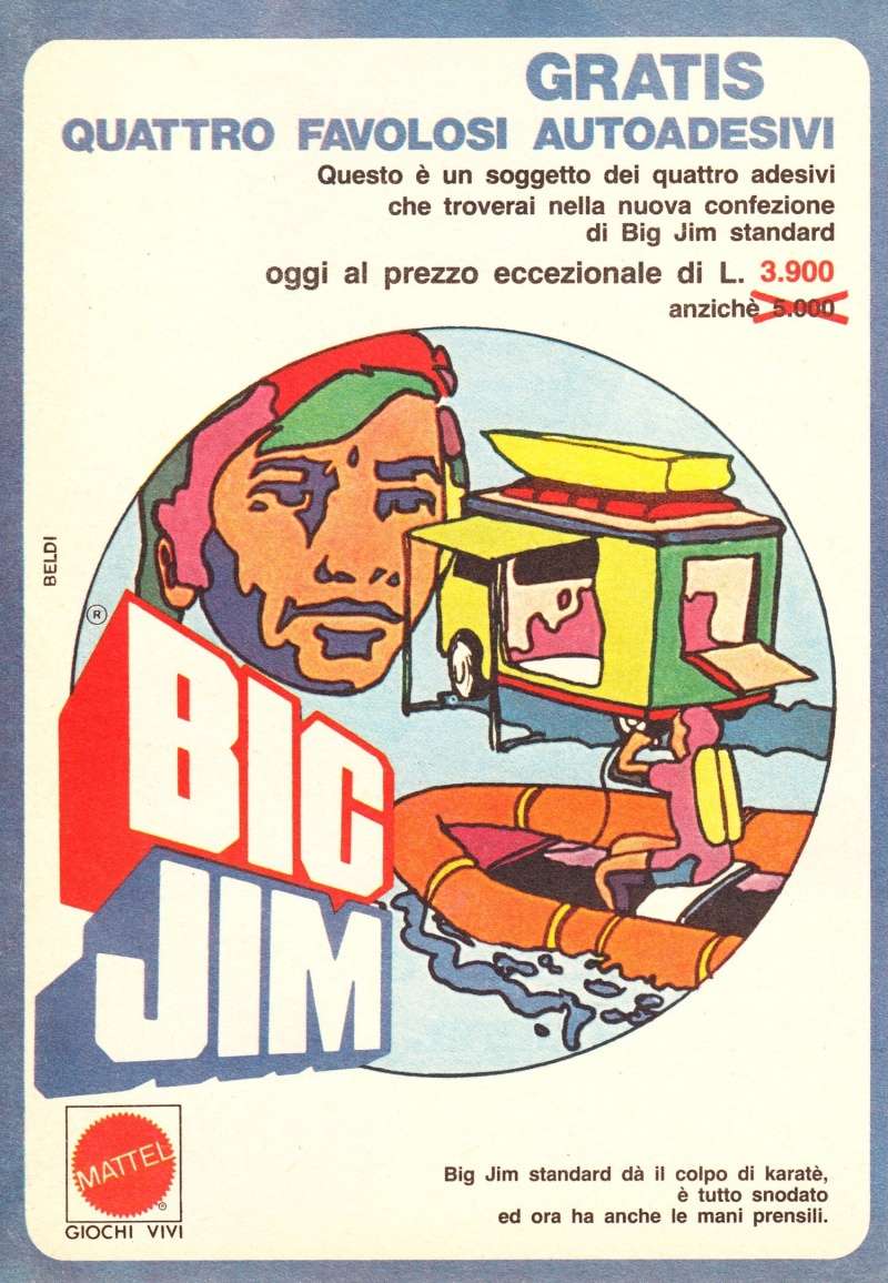 PUBBLICITÀ "AUTOADESIVI BIG JIM" Image36