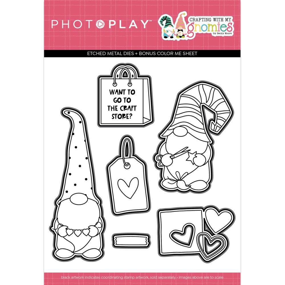 29 mars 2021 - Photoplay - Crafting With My Gnomies -  9 Avril - Dispo Die25