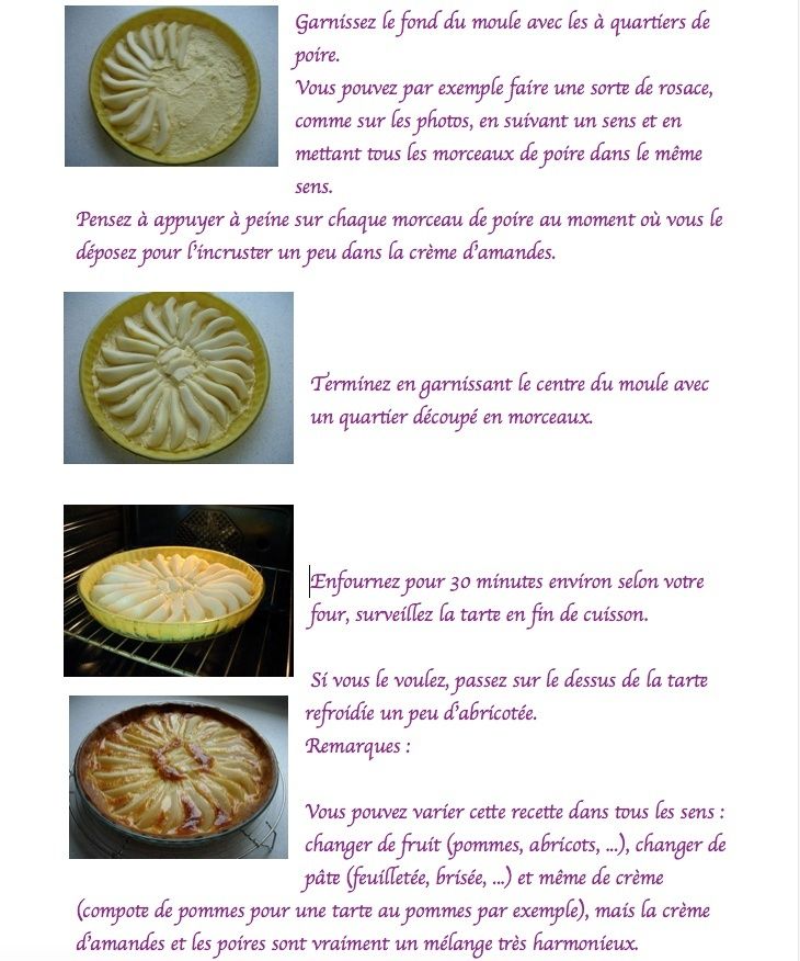 tarte aux poires 2èmes Captur37