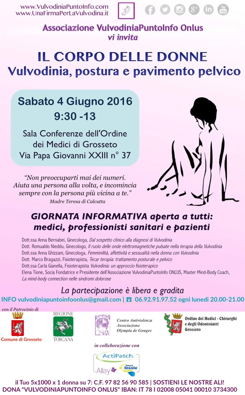 4/6 GR OPEN DAY VULVODINIA | IL CORPO DELLE DONNE, Grosseto, Ordine dei Medici Vulvod11