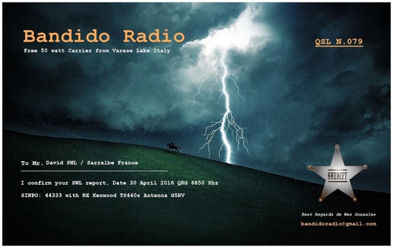 eQSL de Radio Bandido 30-02-10