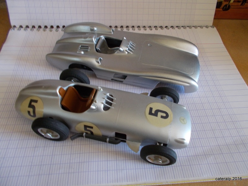 pièce unique Mercedes Fangio GP de Reims 1954 Merced23