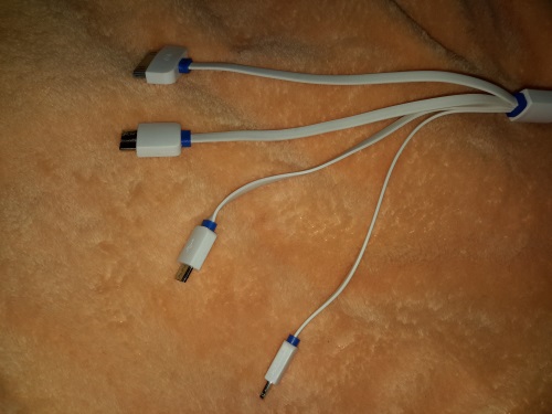 iMounTop - Ladekabel 4 in 1 USB Die4an10