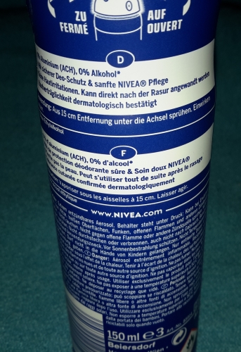 Nivea Protect & Care Deodorant  Infos11