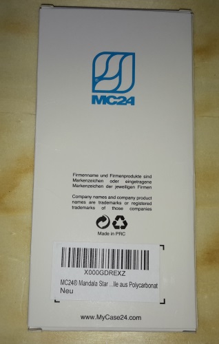 MC24® Mandala Star Case für Apple iPhone 6s in schwarz Rycks157