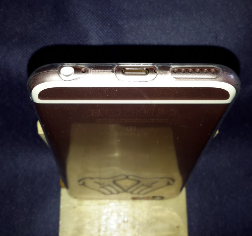 wortek Schutzhülle Transparent mit Motiv für Apple iPhone 6 / 6S (Hände) Untere16