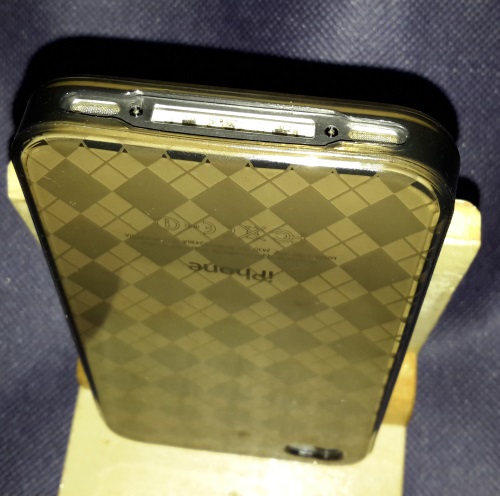 wortek® Silikon TPU Schutzhülle Retro Karo Apple iPhone 4 / iPhone 4S Unters36