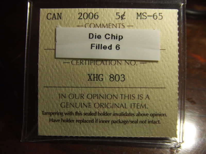 2006 - Éclat de Coin, "6" Partiellement Obstrué (Die Chip, Filled "6")   Dscf4011