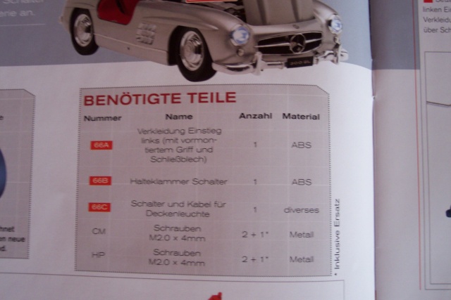 Mercedes Benz 300 SL, Eaglemoss M 1:8 - FERTIG - Seite 5 100_2523