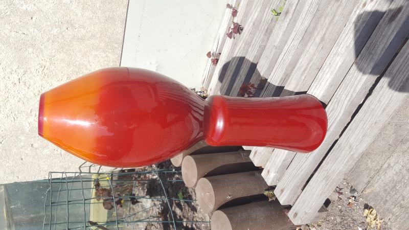 Any ideas about this red orange vase 20160611