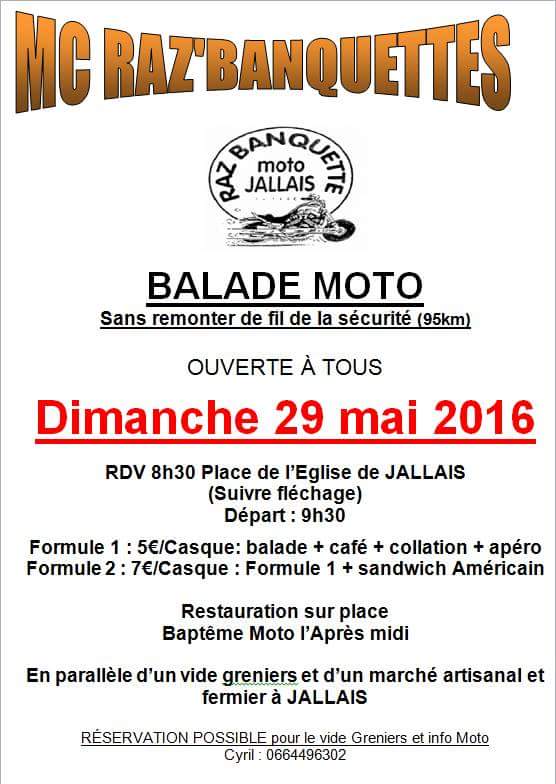 Balade Moto à Jallais - dimanche 29 mai 13174010