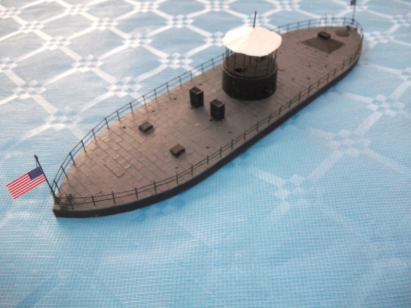 Ironclad USS MONITOR 1/200 Résine Verlinden Dscf1711