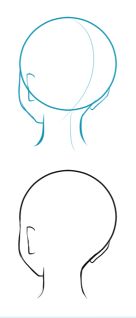 دورة الرسم :: الدرس الثاني - رسم الرأس من زوايا عديدة (2) :: Drawing Tutorial Ff610