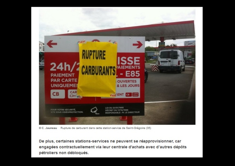 Carburants : "pas de pénurie" en Bretagne 231