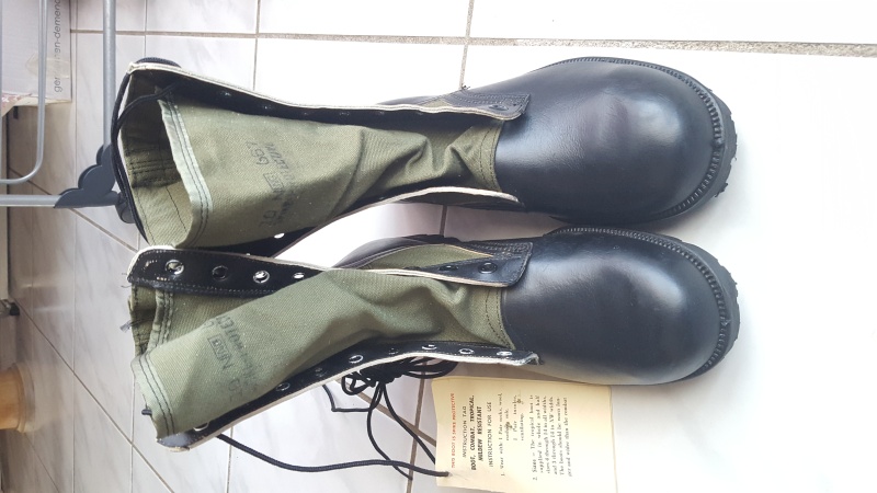 Original US jungle boots , Panama sole , Stamped Ro-Search 20160442